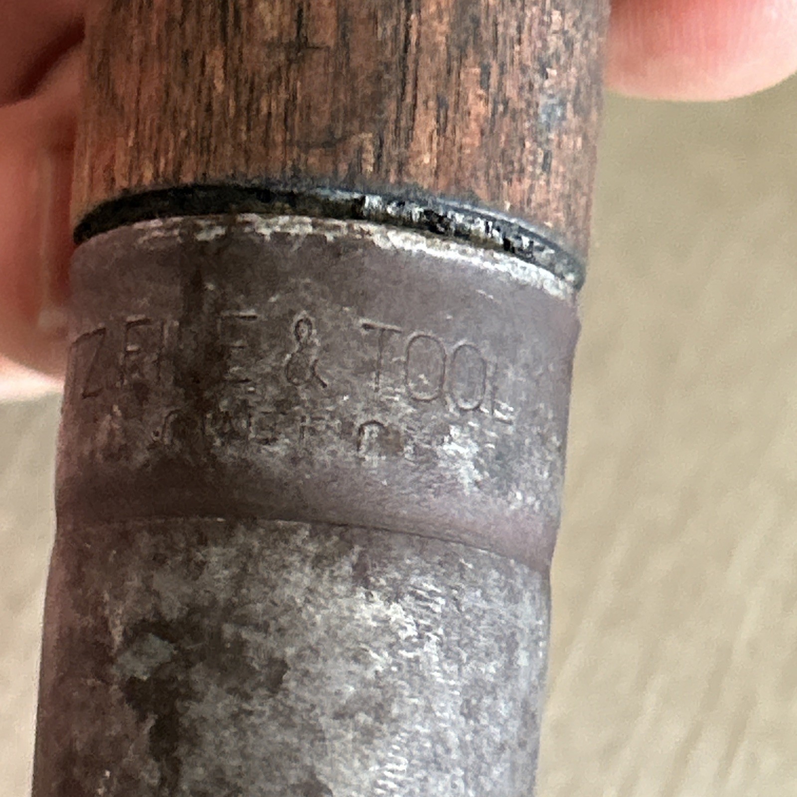 Vintage Lutz File Tool Wood Handle With A Hook