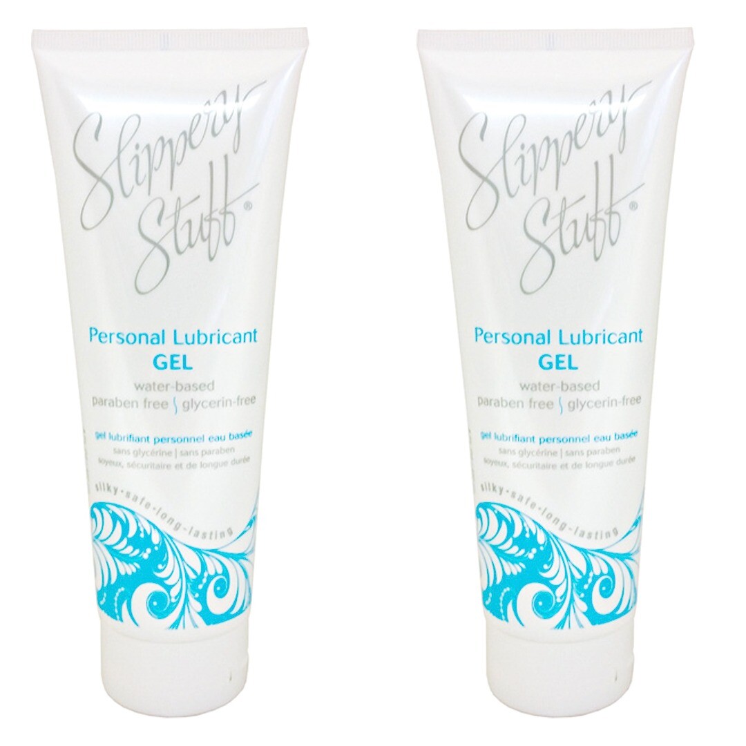 2PK Slippery Stuff Gel Water Based Personal Lubricant 8 Fl.Oz / 237 ml