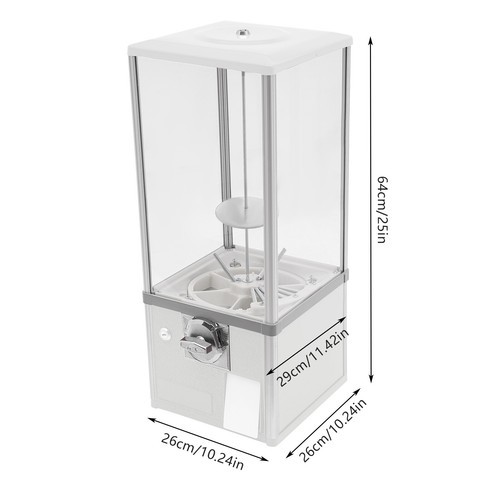 NEW 25 in Commercial Vending Machine Vending Machine Candy Vending Machine White