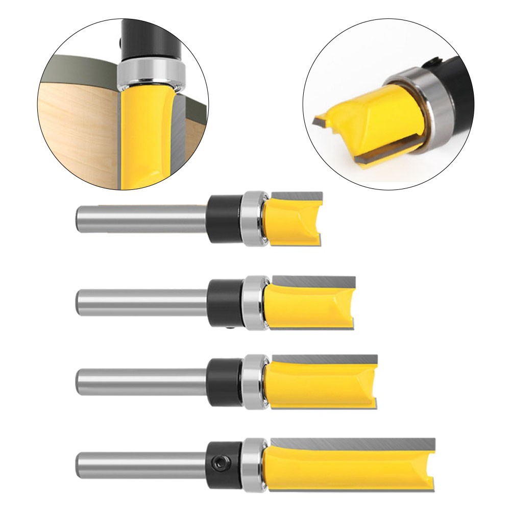 Professional 14 inch Shank Woodworking Router Bit Template Milling Cutter