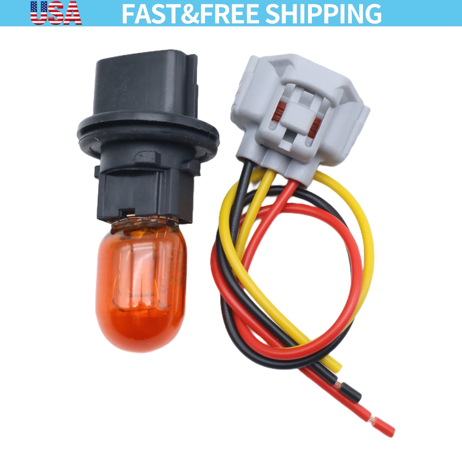 Turn Signal Lamp Socket Wire Harness Bulb for Toyota Camry Avalon Tacoma Venza