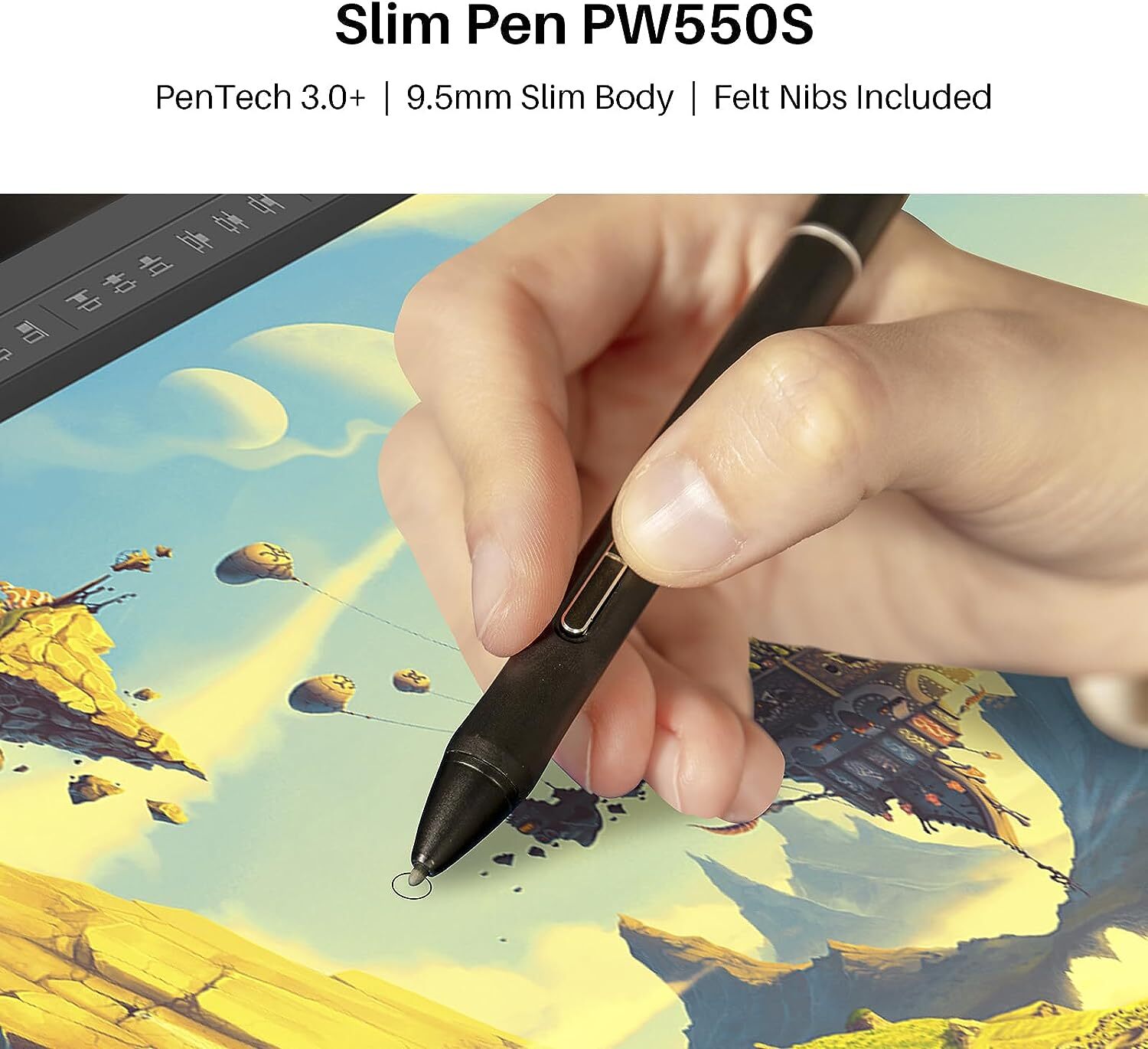 HUION Kamvas Studio 16 Pen Computer 15.8“ Drawing Tablet 2.5K QHD Touch Screen
