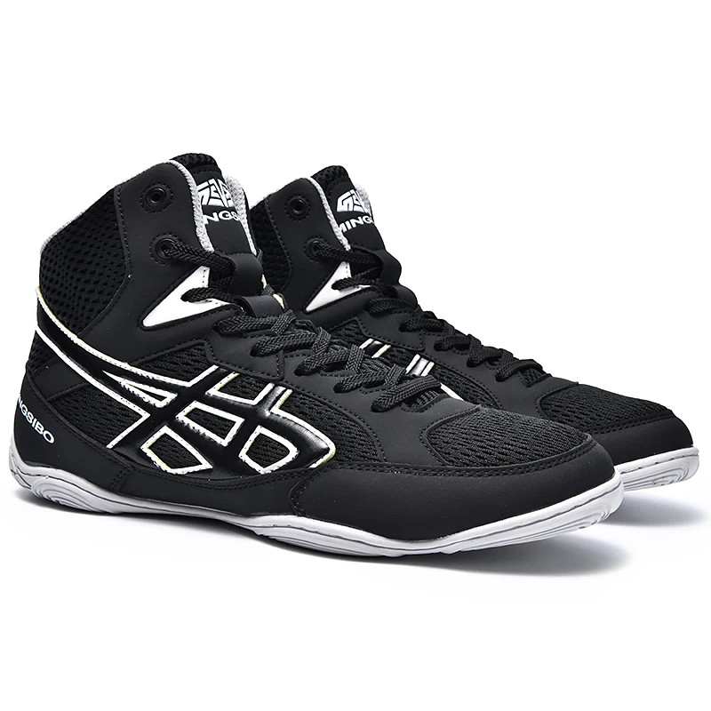 Men Wrestling Shoes Professional Boxing Sneakers Comfortable Gym Non Slip Shoes
