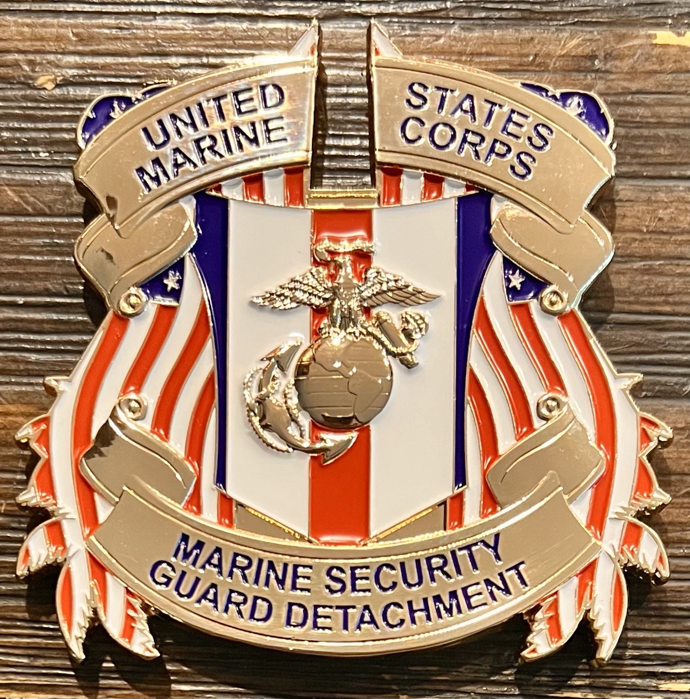 USMC MSG Marine Security Guard Detachment Manama, Bahrain Challenge Coin