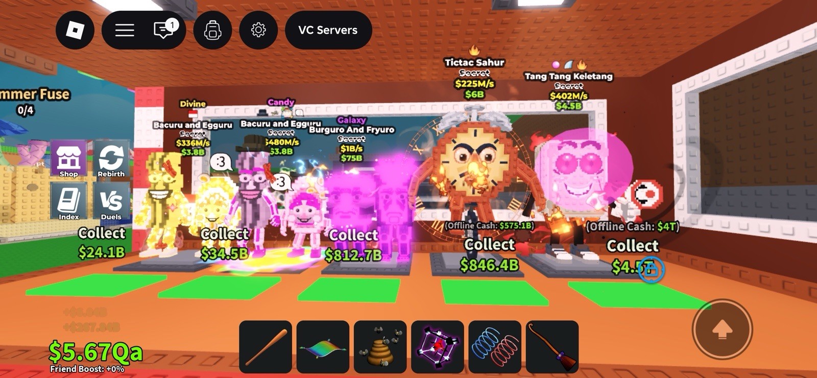 Roblox Secret Game Item/Asset - Divine Candy Galaxy (ID $5.670a)