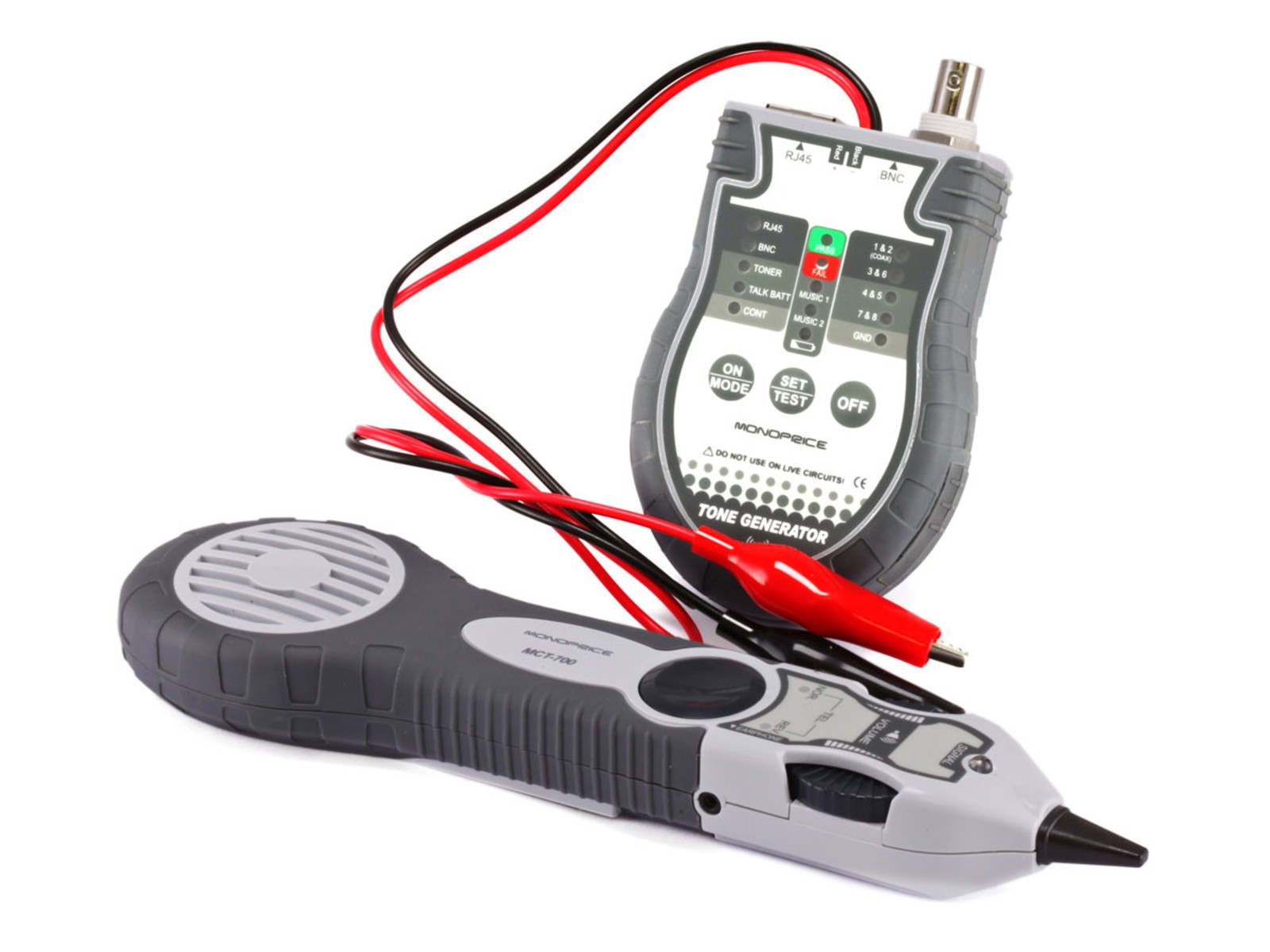 Monoprice - 8132 - Monoprice Multifunction RJ-45 BNC and Speaker Wire Tone