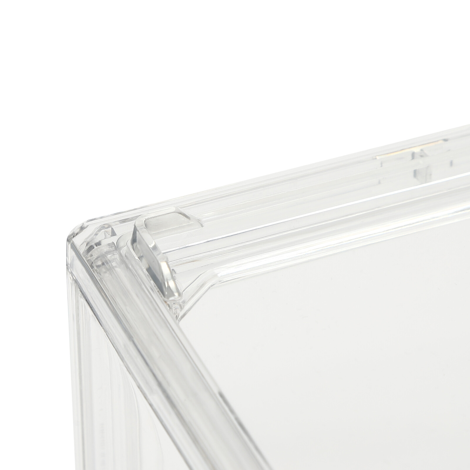 Clear 2-Tier PET Display Case Countertop Bread Cake Cupcake Storage