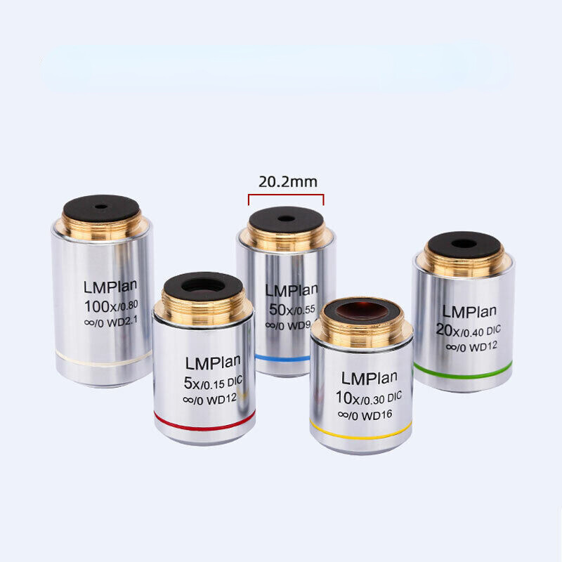 Long Working Distance DIC Differential Interference Plan Achromatic Objective