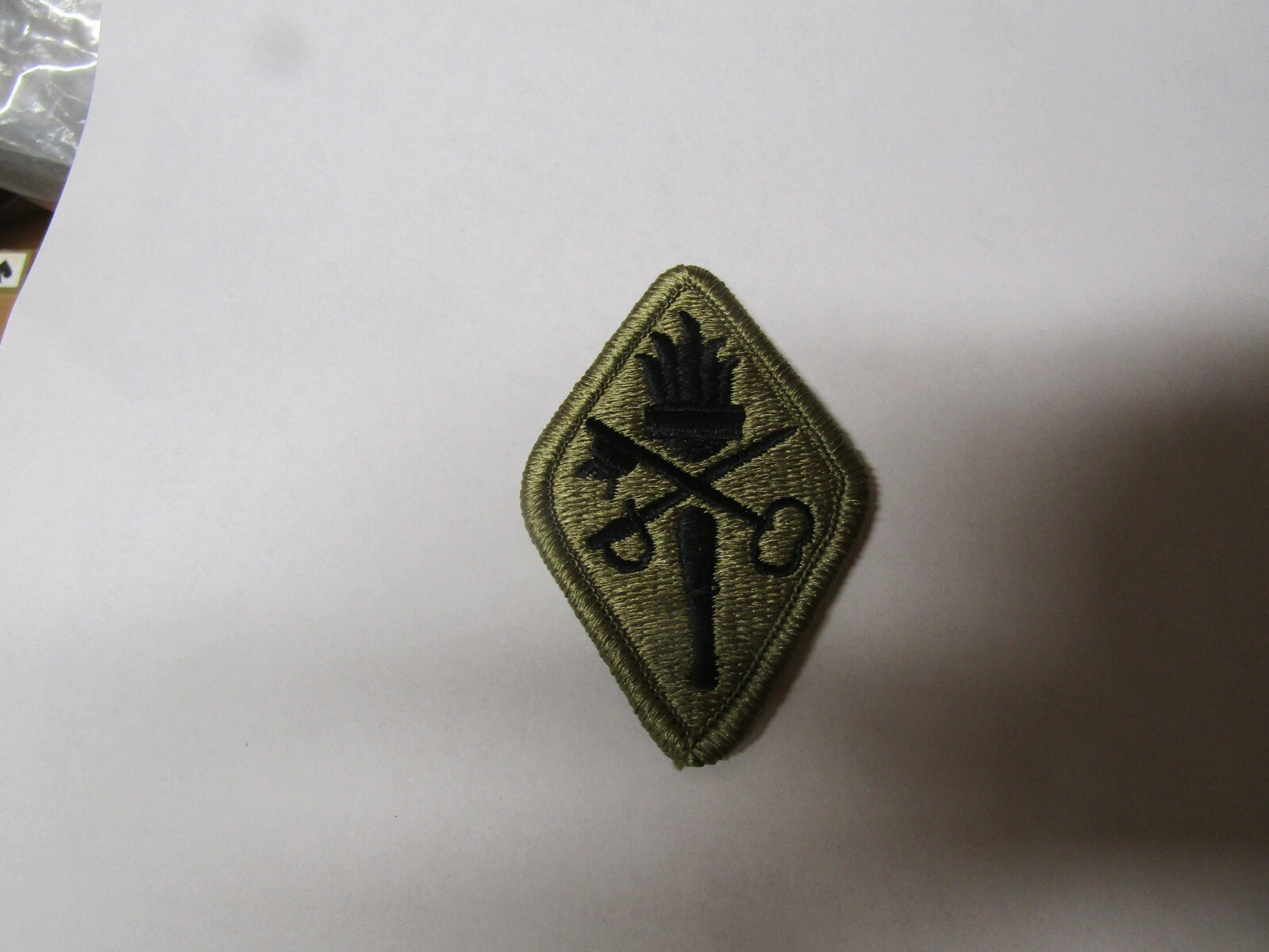 MILITARY PATCH US ARMY OCP MULTICAM HOOK AND LOOP QUARTERMASTER TRAINING SCHOOL