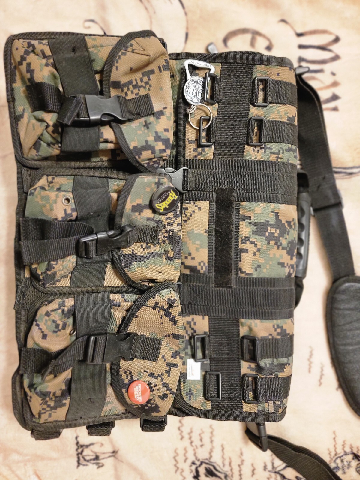 Camo Messenger Bag Laptop Carry Case Originally Purchased To Transport Xbxox360