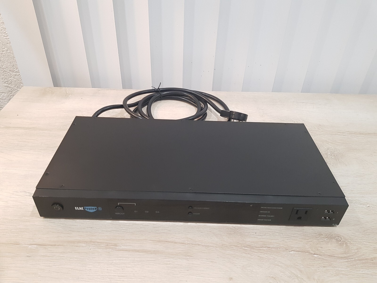 ELAC Protek PR-81B 9 Outlet Surge Protector, Power Conditioner-Bluetooth App