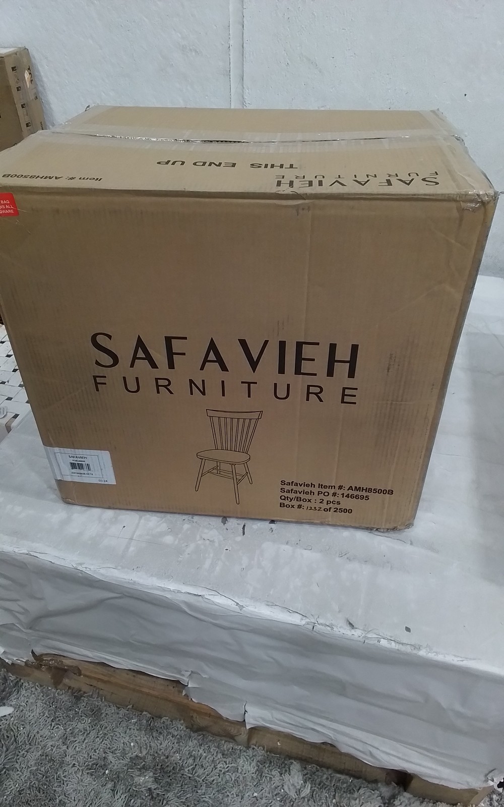 Safavieh PARKER SPINDEL SIDE CHAIR, Reduced Price 2172762436 AMH8500B