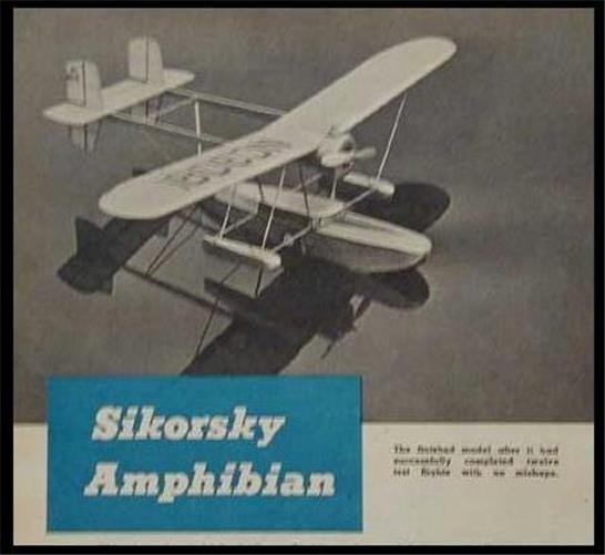 Sikorsky Flying Boat S-38 FF Amphibian 1951 HowTo build PLANS