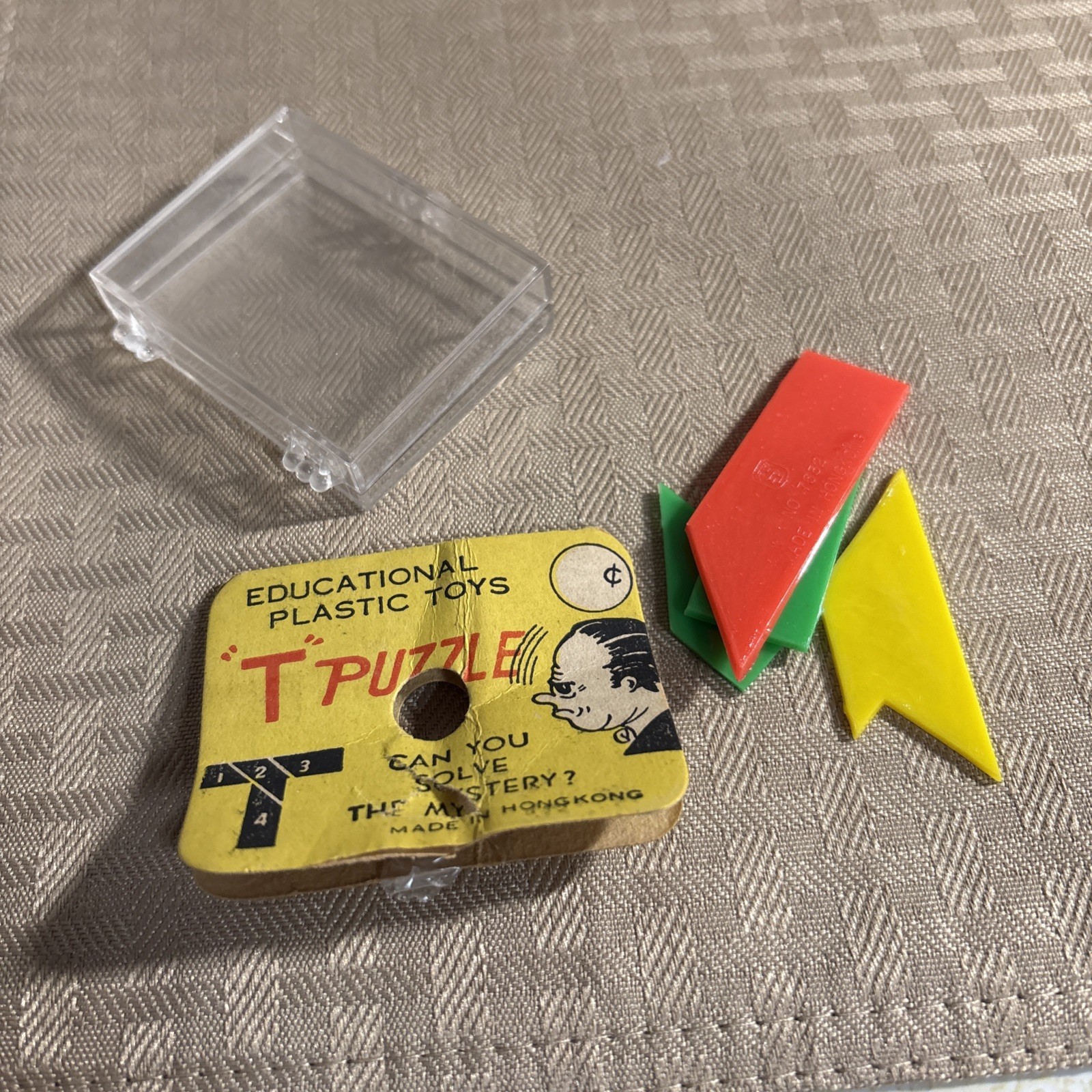Vintage T Puzzle Educational Toy Hong Kong