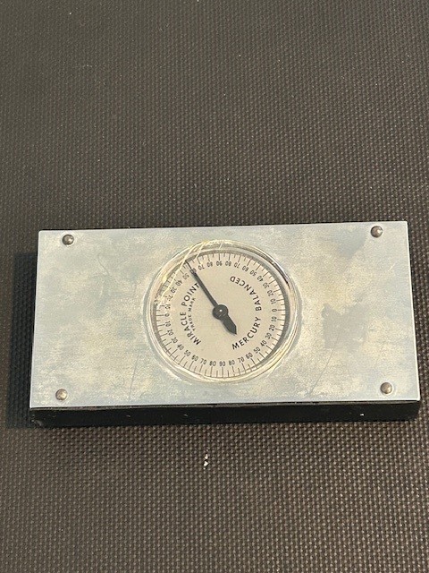 Vintage Miracle Point Magnetic Base Protractor
