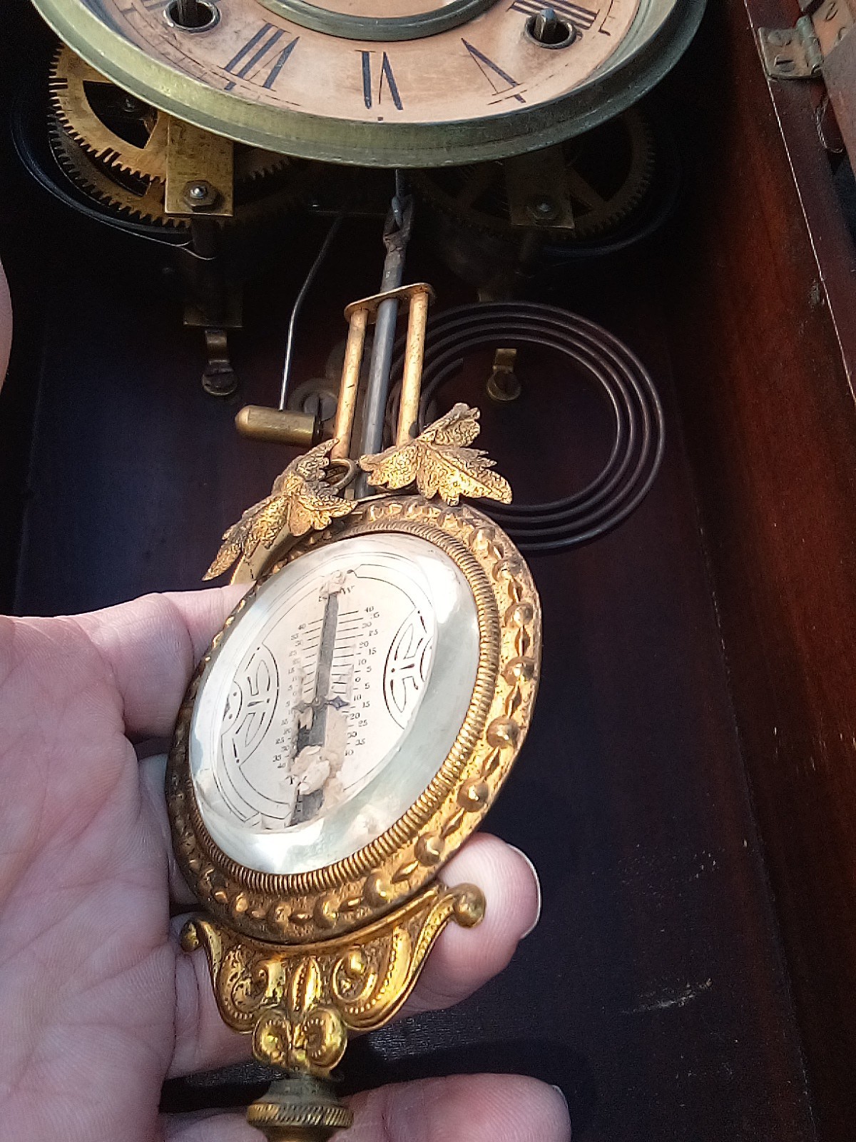 Antique Regulator Wall Clock