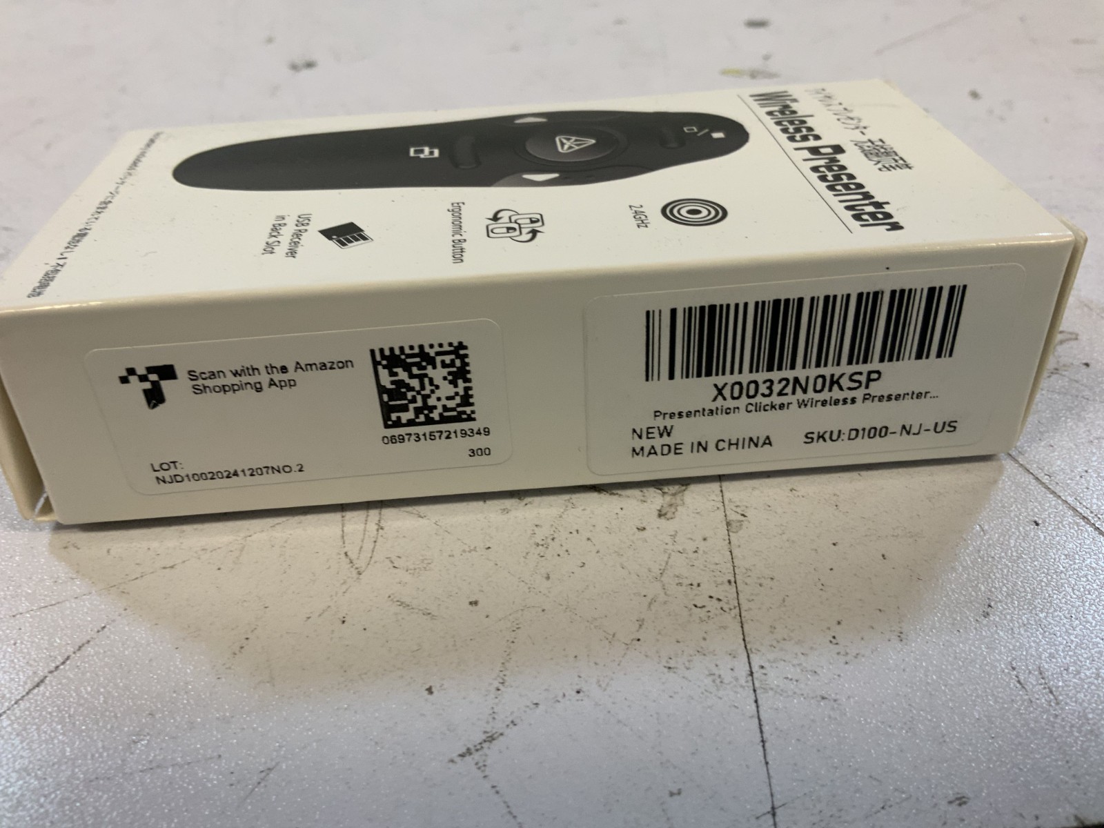 NinjaABXY X0032NOKSP Presentation Clicker Wireless Presenter "M4B"
