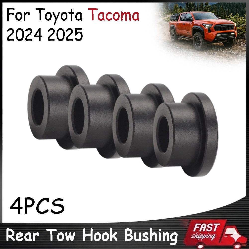 4PCS Rear Recovery Hooks Bushings Fit For Toyota Tacoma 2024 2025 PT989-35245-03