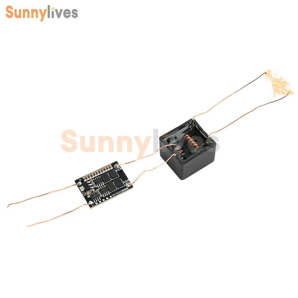 DC 4-12V to AC 20KV High Voltage Ignition Module Boost Coil High Frequency AC