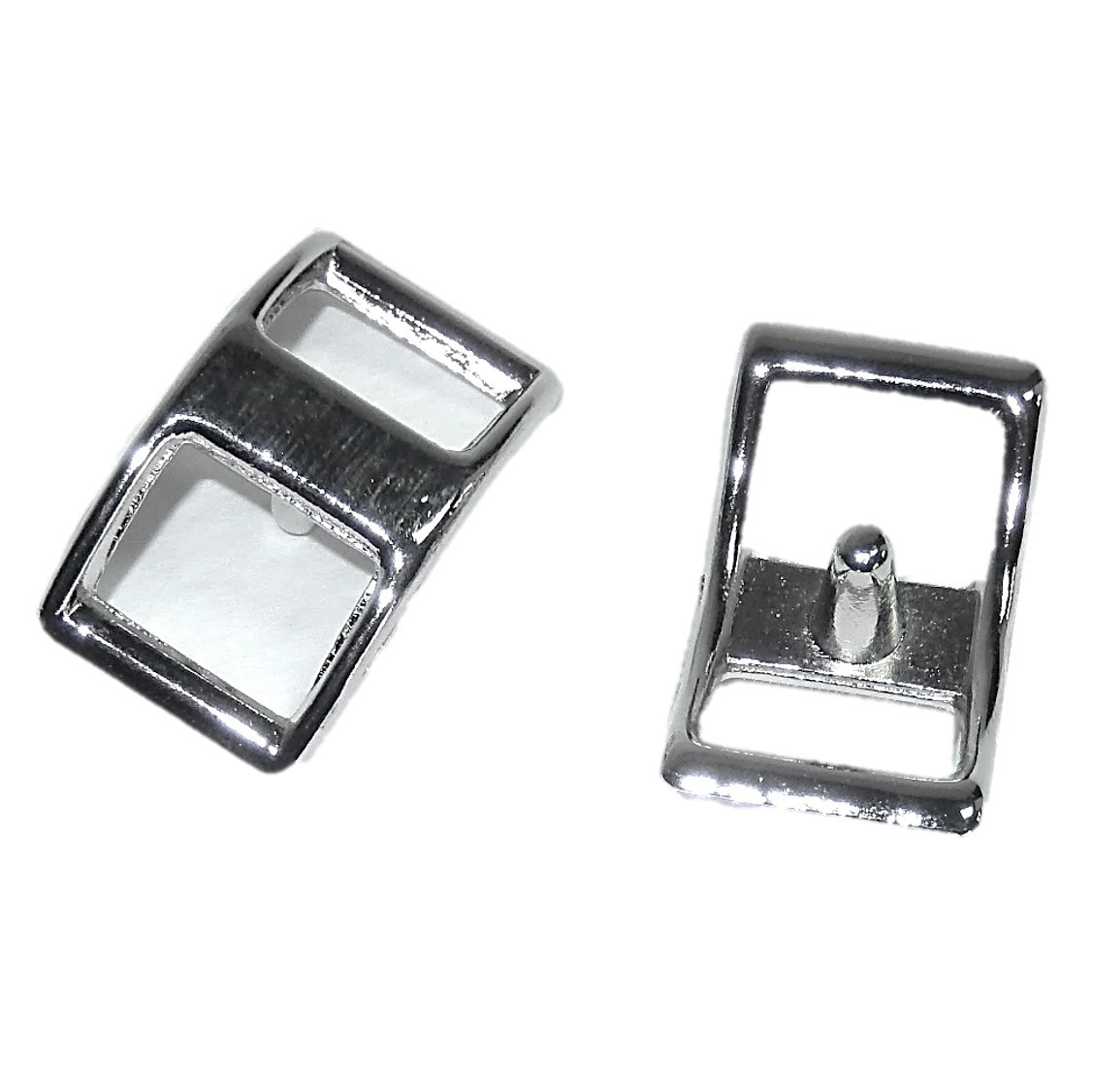 2 Pack 1" Nickle Conway Buckle Horse Tack Repair Hill Leather Company™