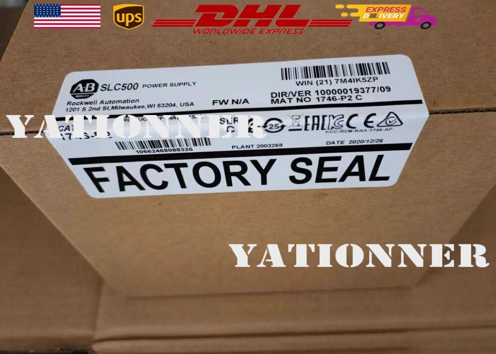 Factory Sealed Allen-Bradley 1746-P2 Chassis Power Supply PLC 1746-P2 New In Box