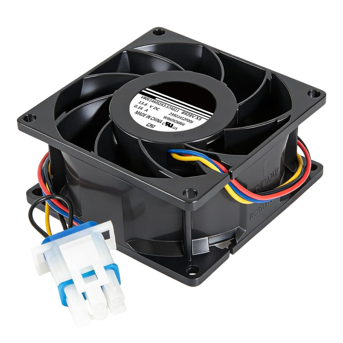 WR60X26866 Refrigerator Evaporator Fan Motor WR49x25197, WR60X10356, 239D1412