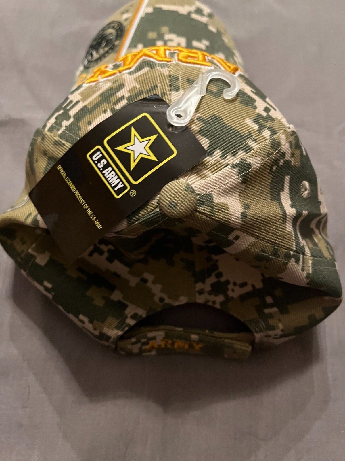 Army Eagle Baseball Hat Cap Embroidered Logo Camouflage Licensed NEW