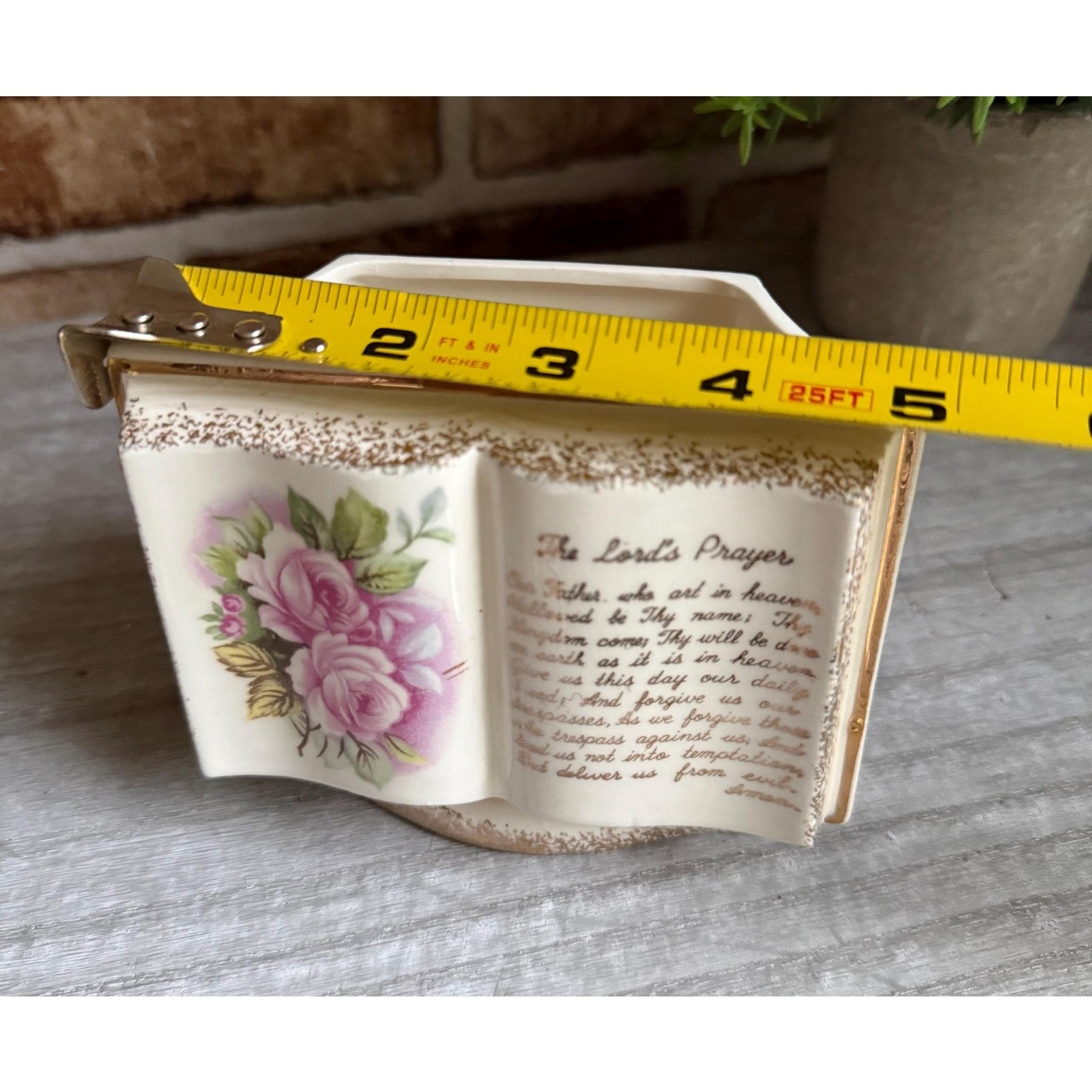 Lord's Prayer Wall Pocket Vase