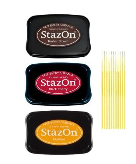StazOn Multi-Surface Solvent Ink Pad Bundle - 3 Pk StazOn Solvent Ink Pads -