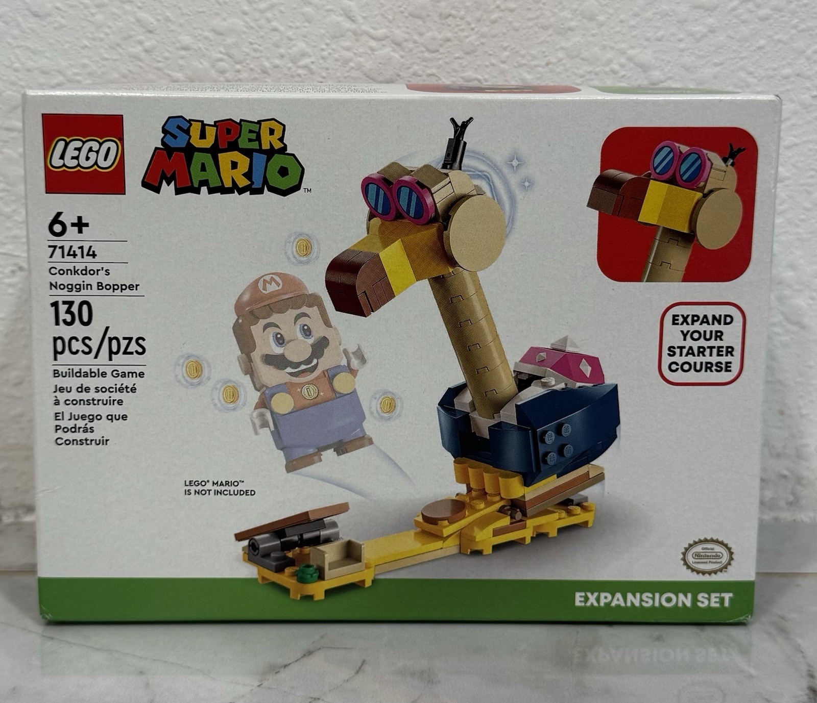 LEGO Super Mario Conkdor's Noggin Bopper Expansion Set 71414 Brand New