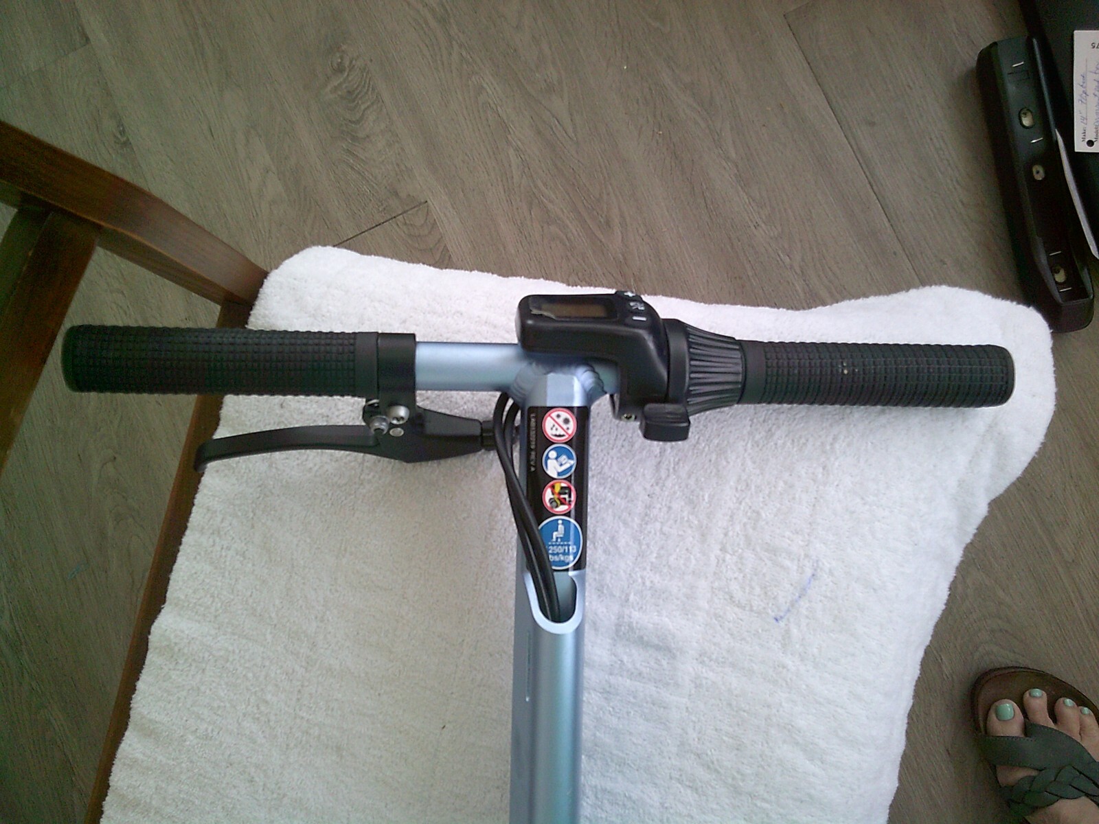Pride i Ride Tiller Post w/ Eectronic Display # 5180