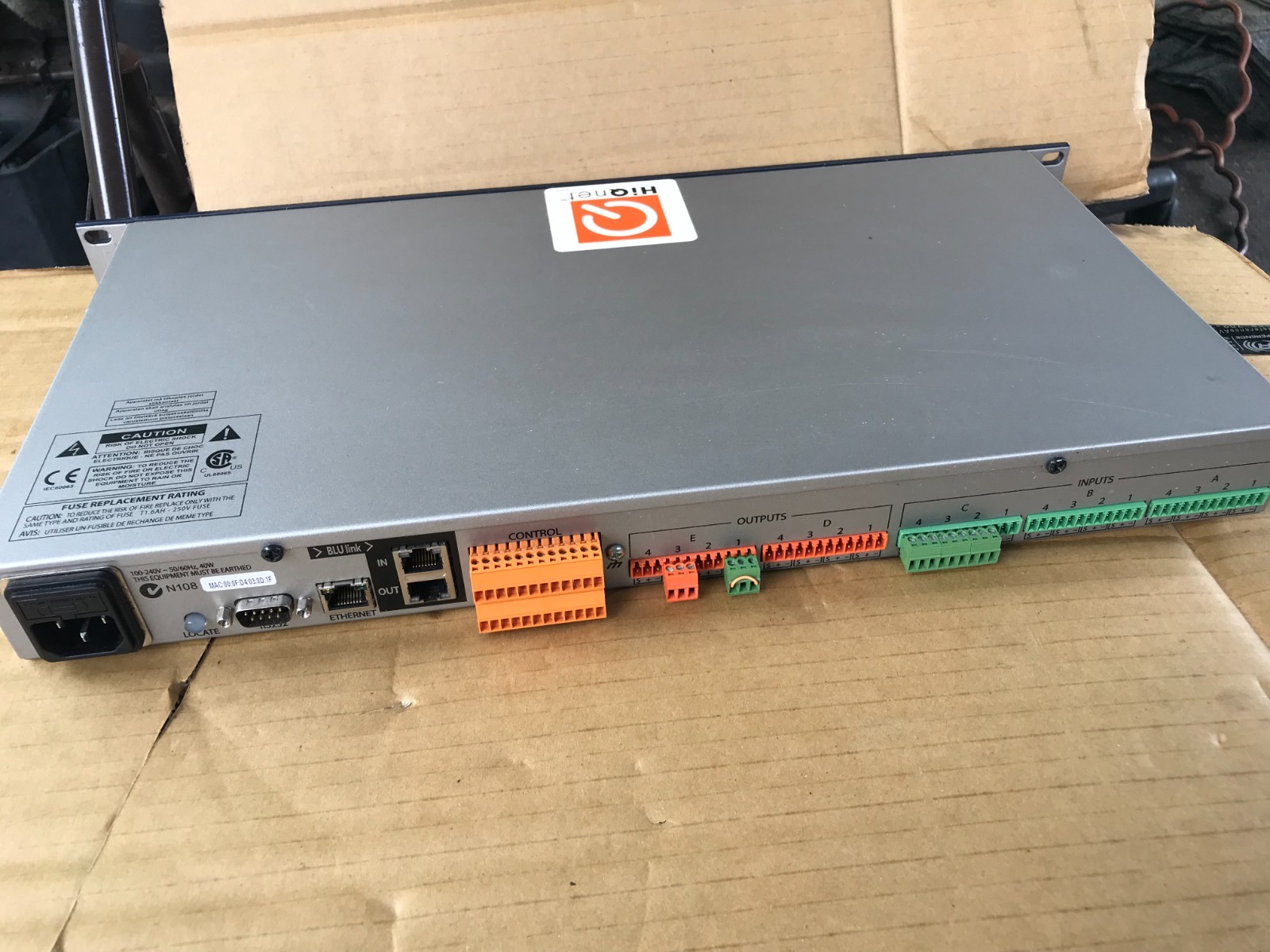 SOUNDWEB LONDON BLU-100 12x8 Signal Processor BSSBLU100M