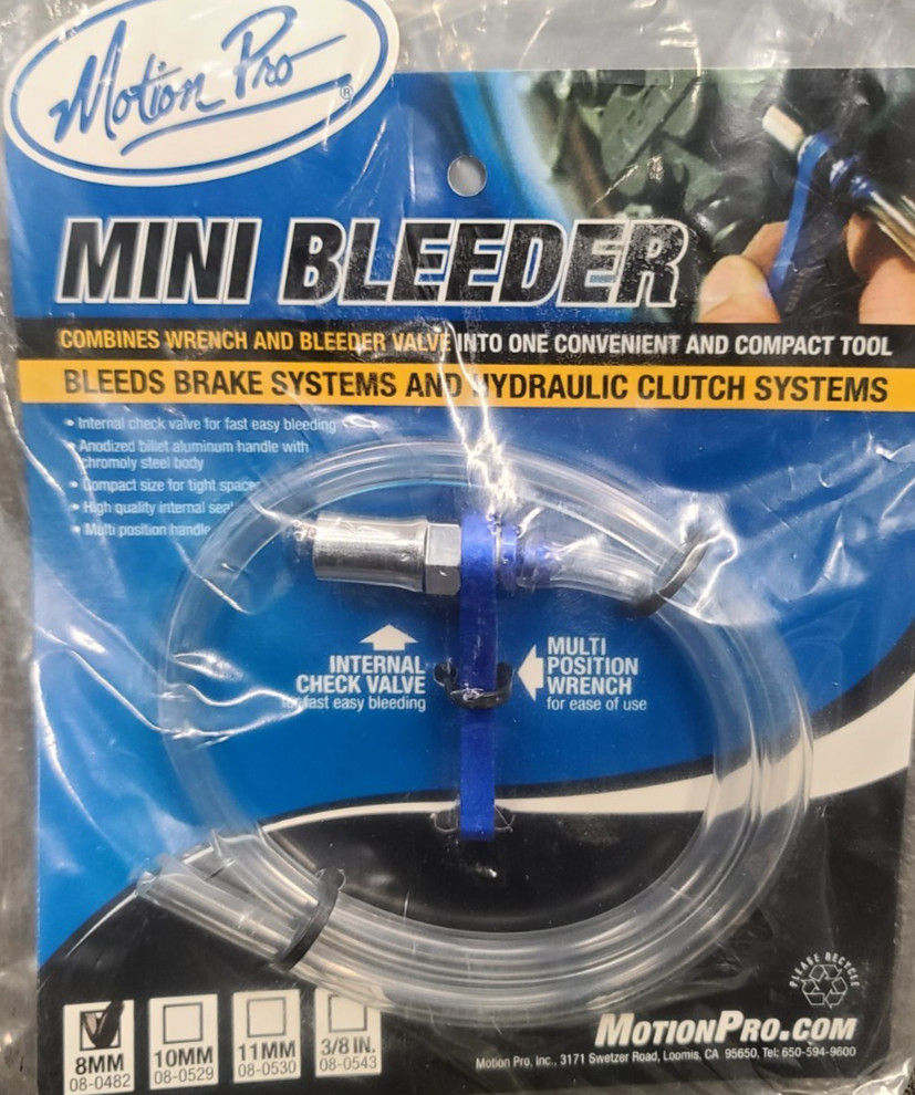 OEM Motion Pro Mini Bleeder Brake Bleeding Tool 08-0482 OEM