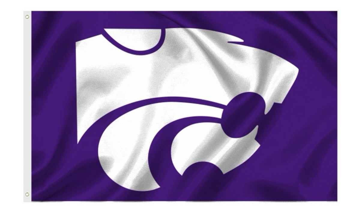 Kansas State Wildcats 3x5 Foot FLAG/Banner Basketball/Football NCAA FREE Ship