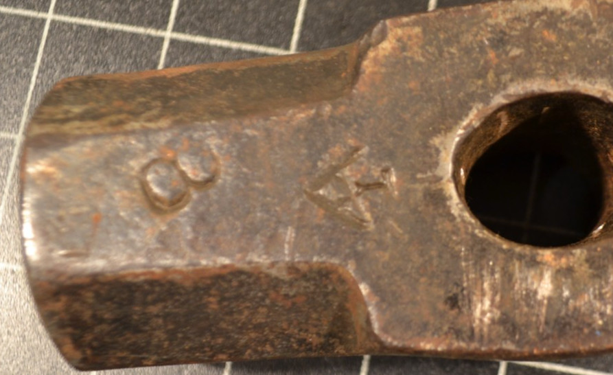 VERONA TOOL WORKS - 8# - SLEDGE HAMMER HEAD -BLACKSMITH - GOOD CONDITION