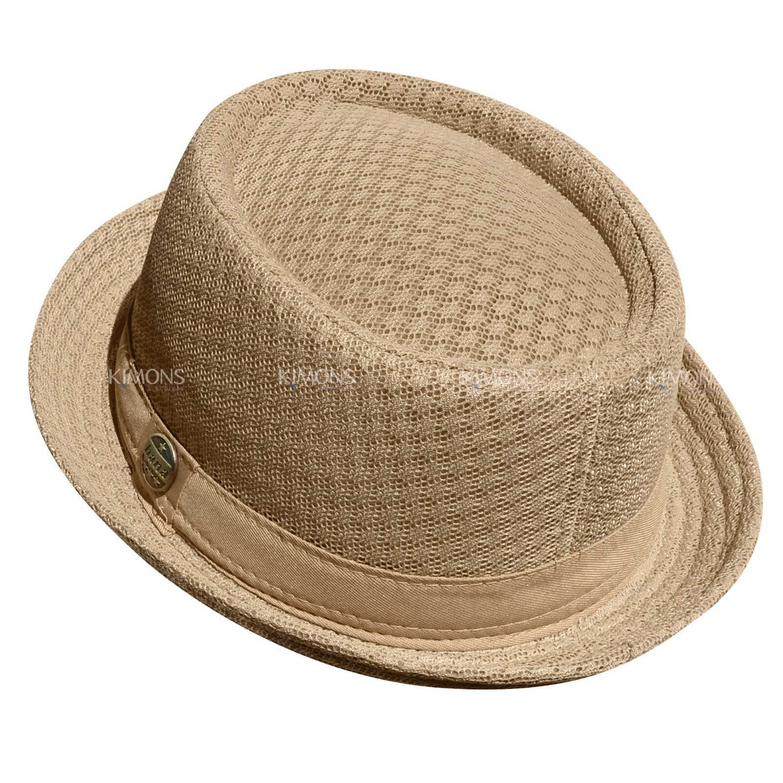 Porkpie Light Weight Mesh Fedora hat Summer Classic Trilby Cuban Beach Sun Cap