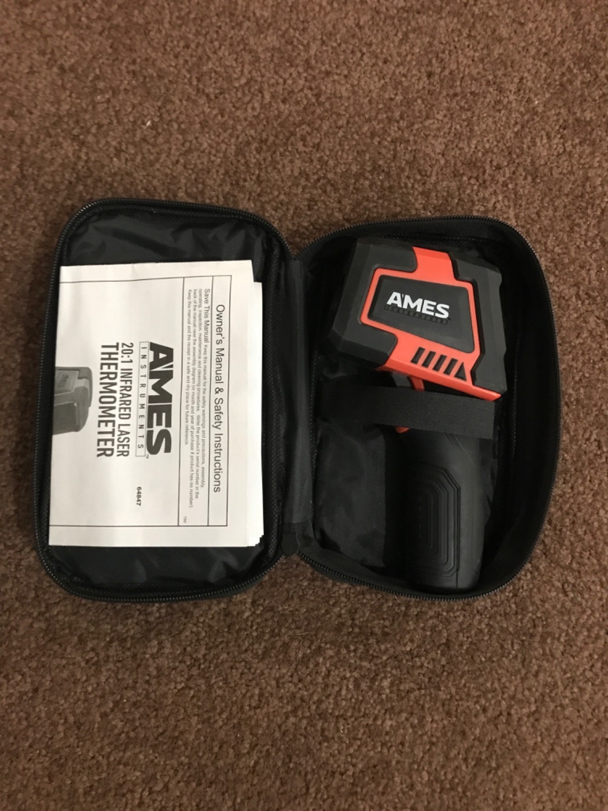 Ames instruments 20:1 Infrared laser thermometer