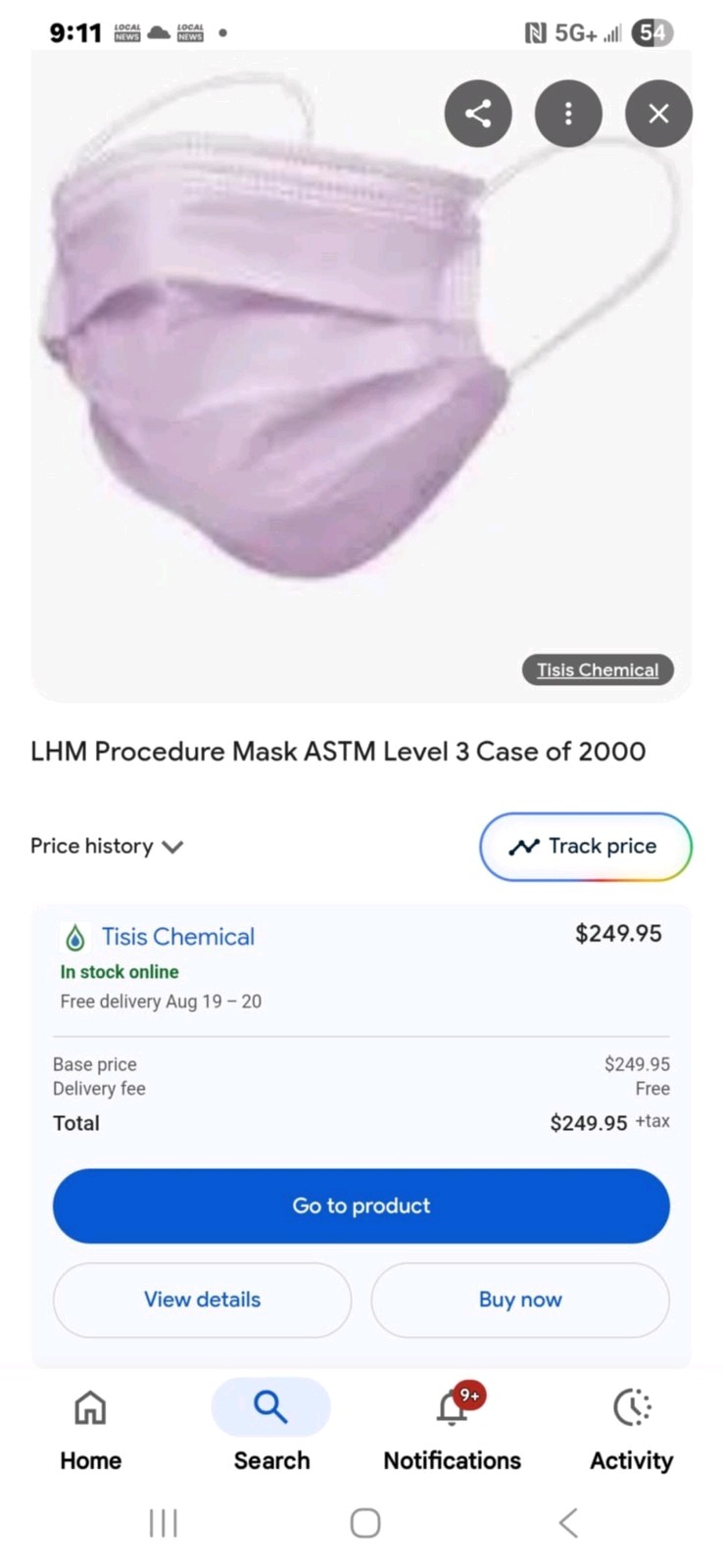 Pink Dispiable Face Masks