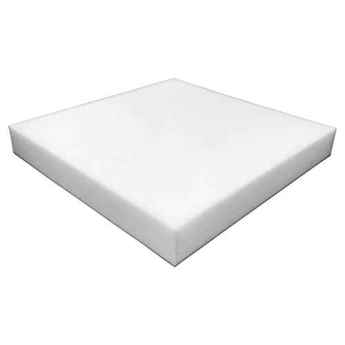 Upholstery Foam Padding, Thick-Custom 6" x 26" x 26" High Density 1 Pack