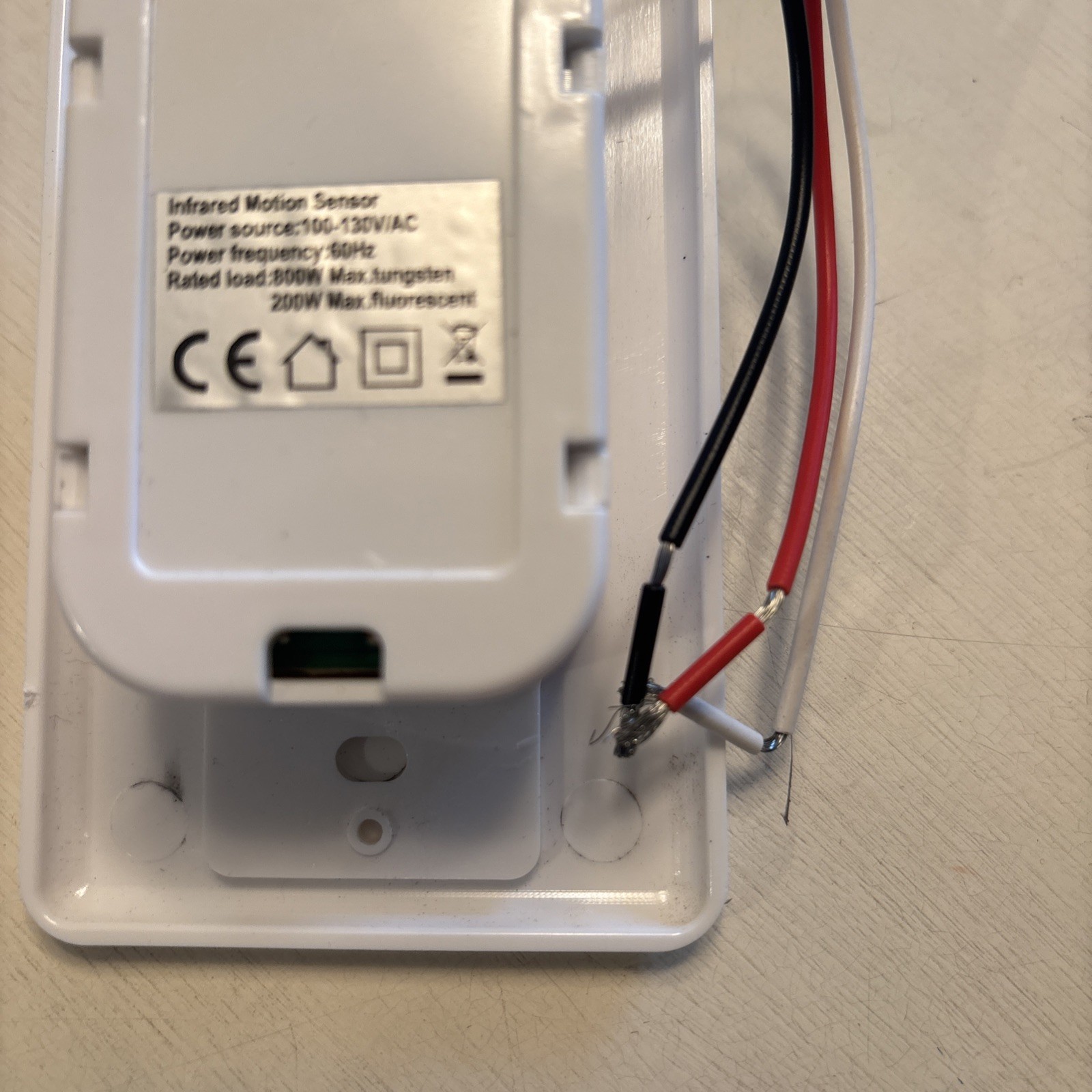Automatic PIR Occupancy Motion Sensor Light Switch Auto On/Off Infrared -