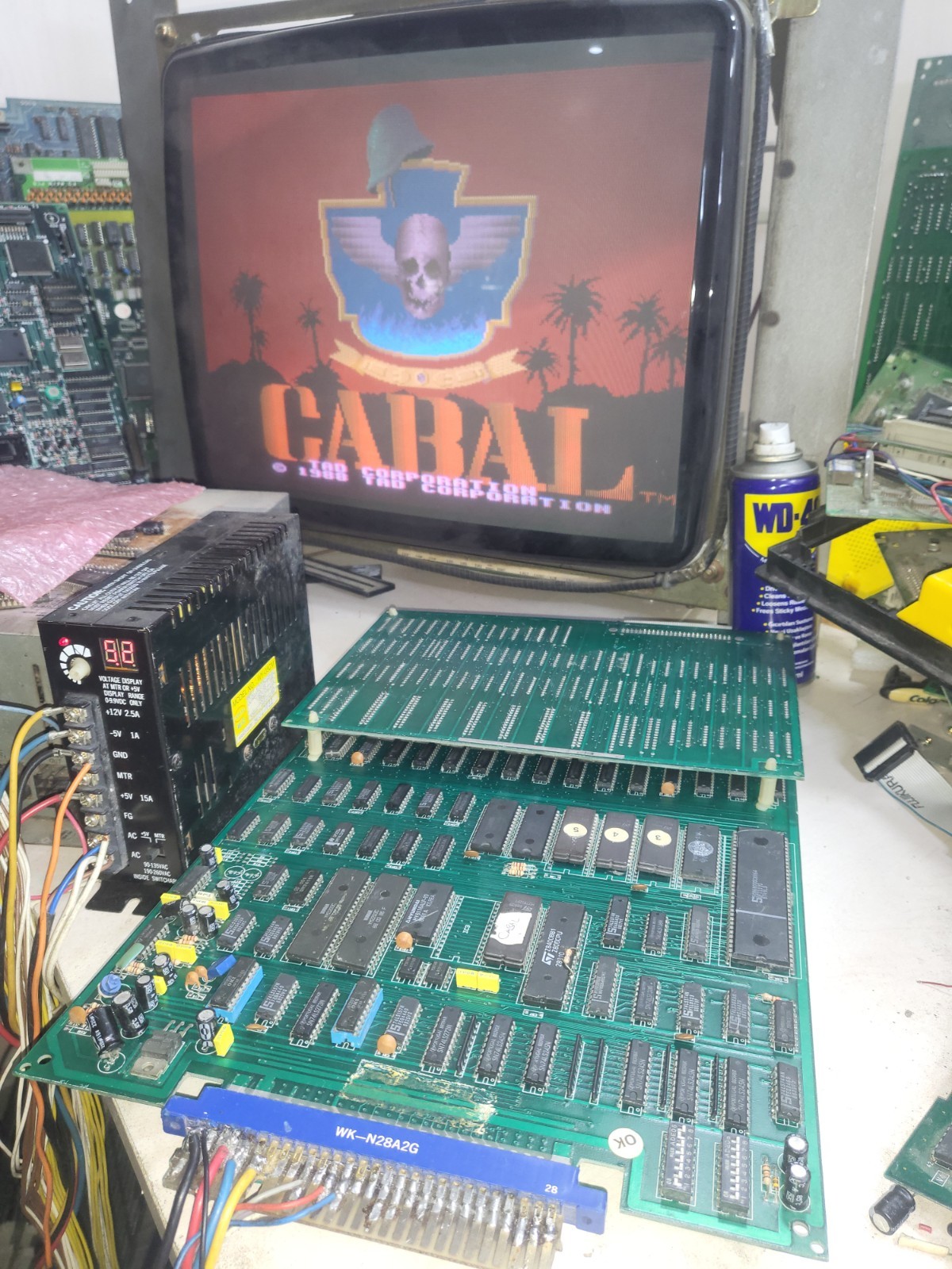 cabal PCB Jamma Video Arcade Game pcb