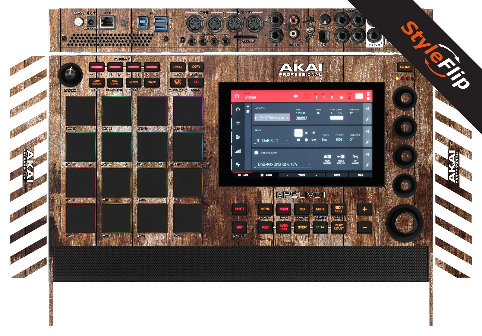 AKAI MPC Live II Skin | Wood #1 | Protective Decal | StyleFlip Skins