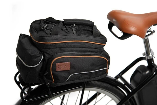 Bicycle Trunk Bag / With Small Drop Out Panniers - Fits all rear Racks!
