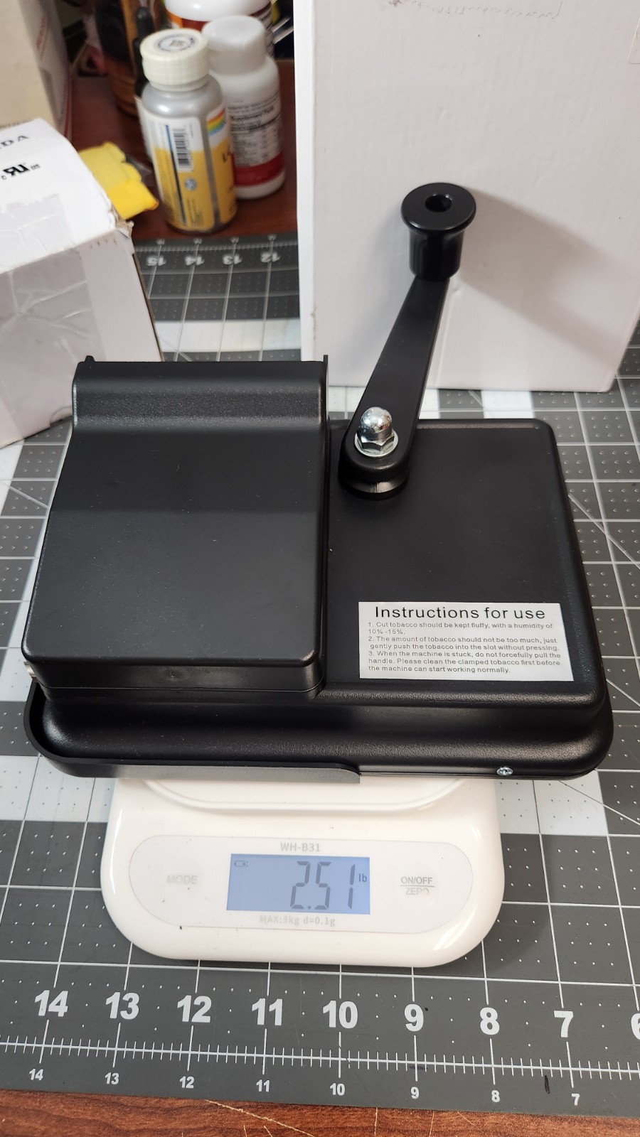 Karony Black Cigarette Rolling Machine Ships From Kansas