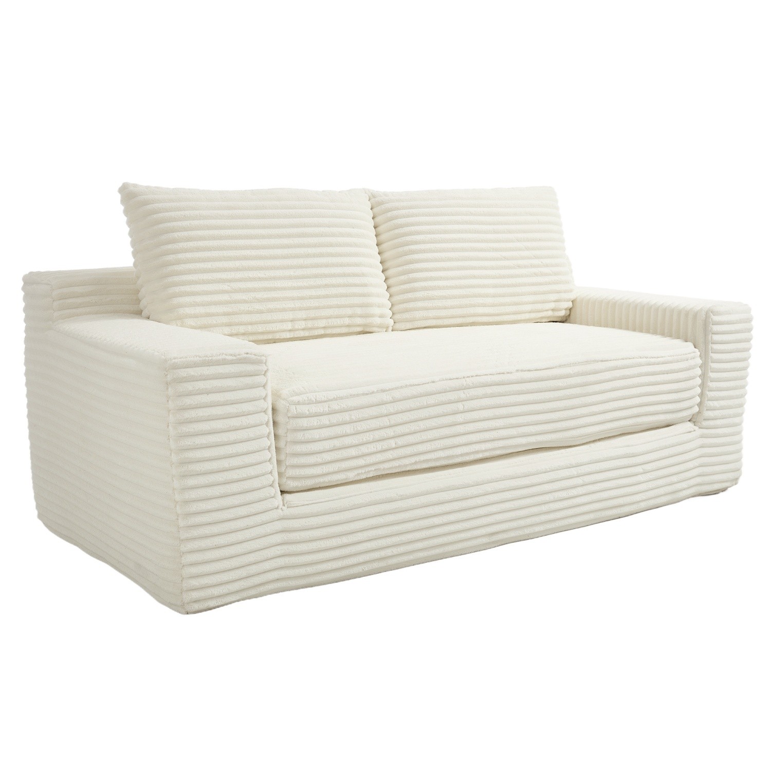 Convertible Sofa Bed Loveseat Sofa Couch 2-in-1 Multi-Functional Sleeper Sofa