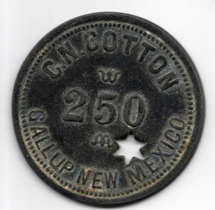 C.N. Cotton Co Gallup New Mexico Fantasy Token -  M2F