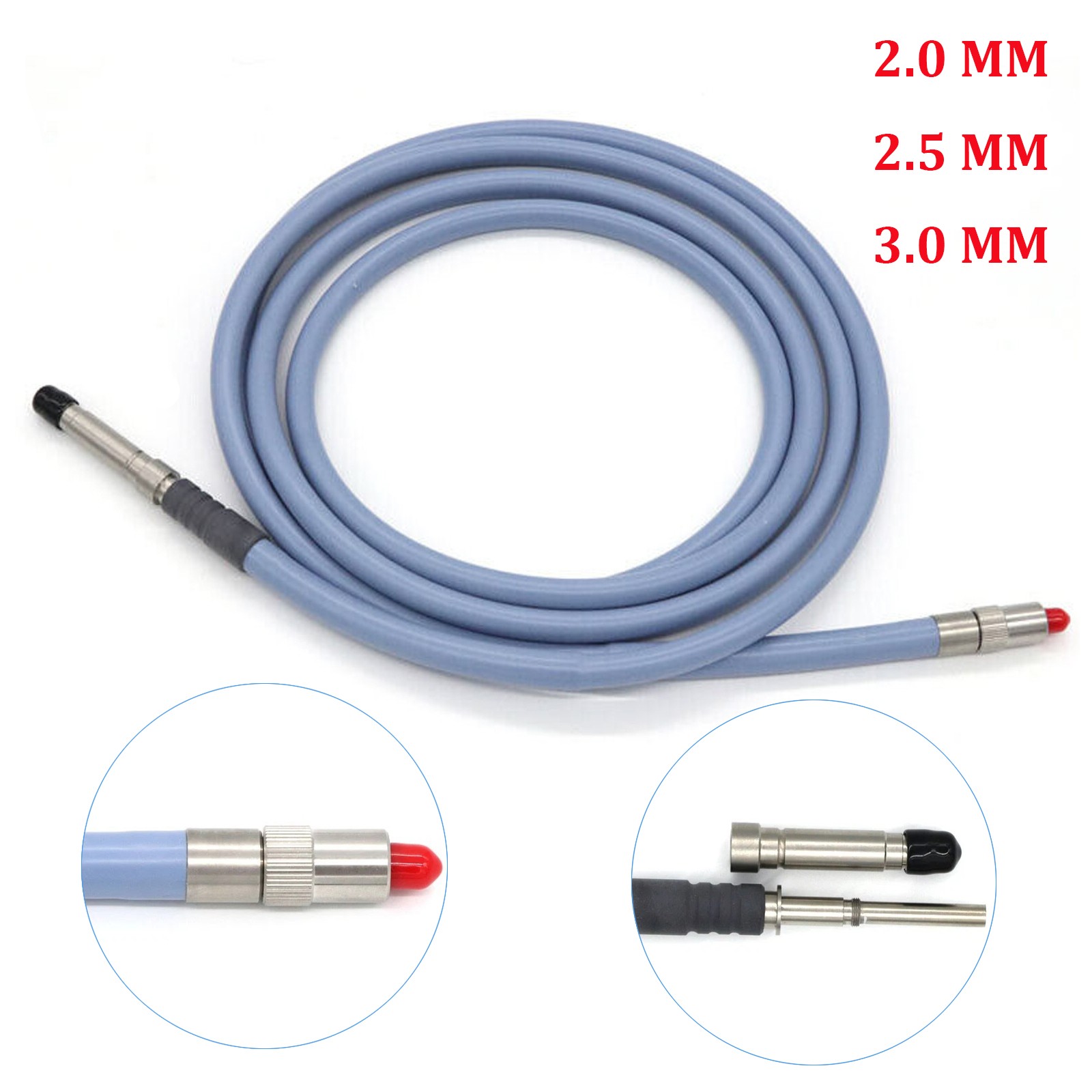 Medical Endoscope Fiber Optic Light Source Cable for Wolf 2M/2.5M/3M