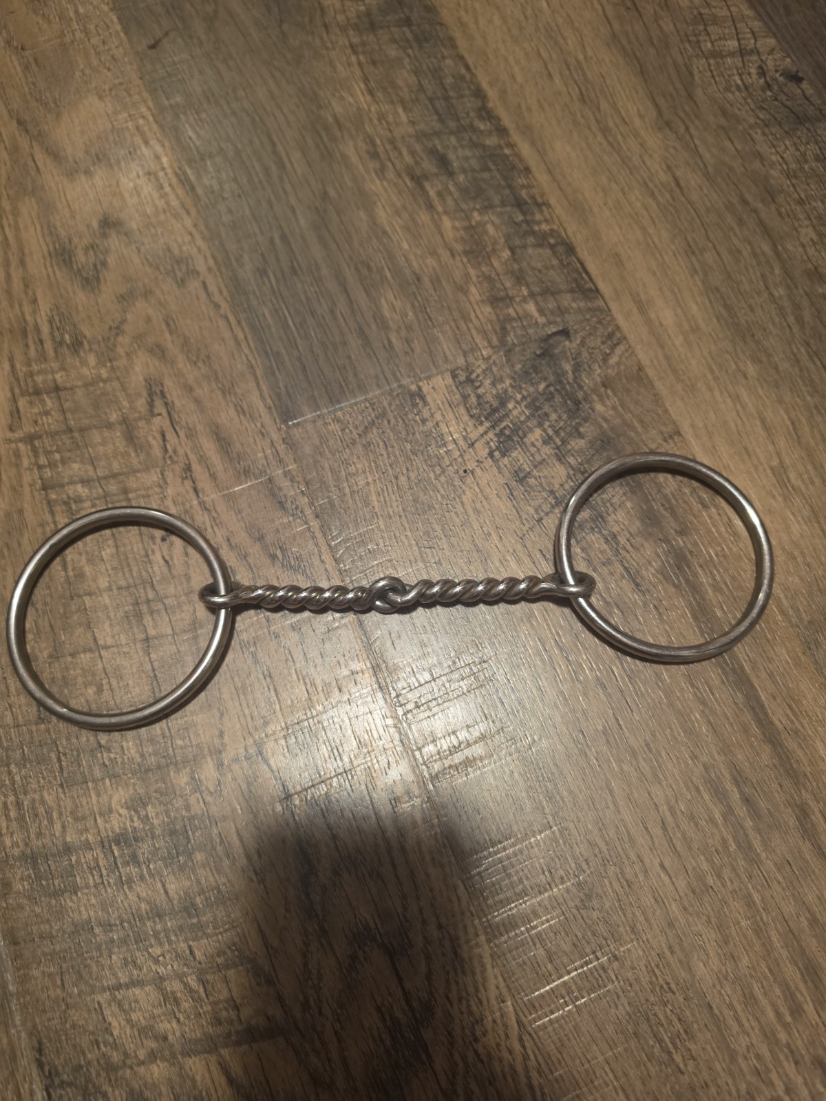twisted wire snaffle bit 5"