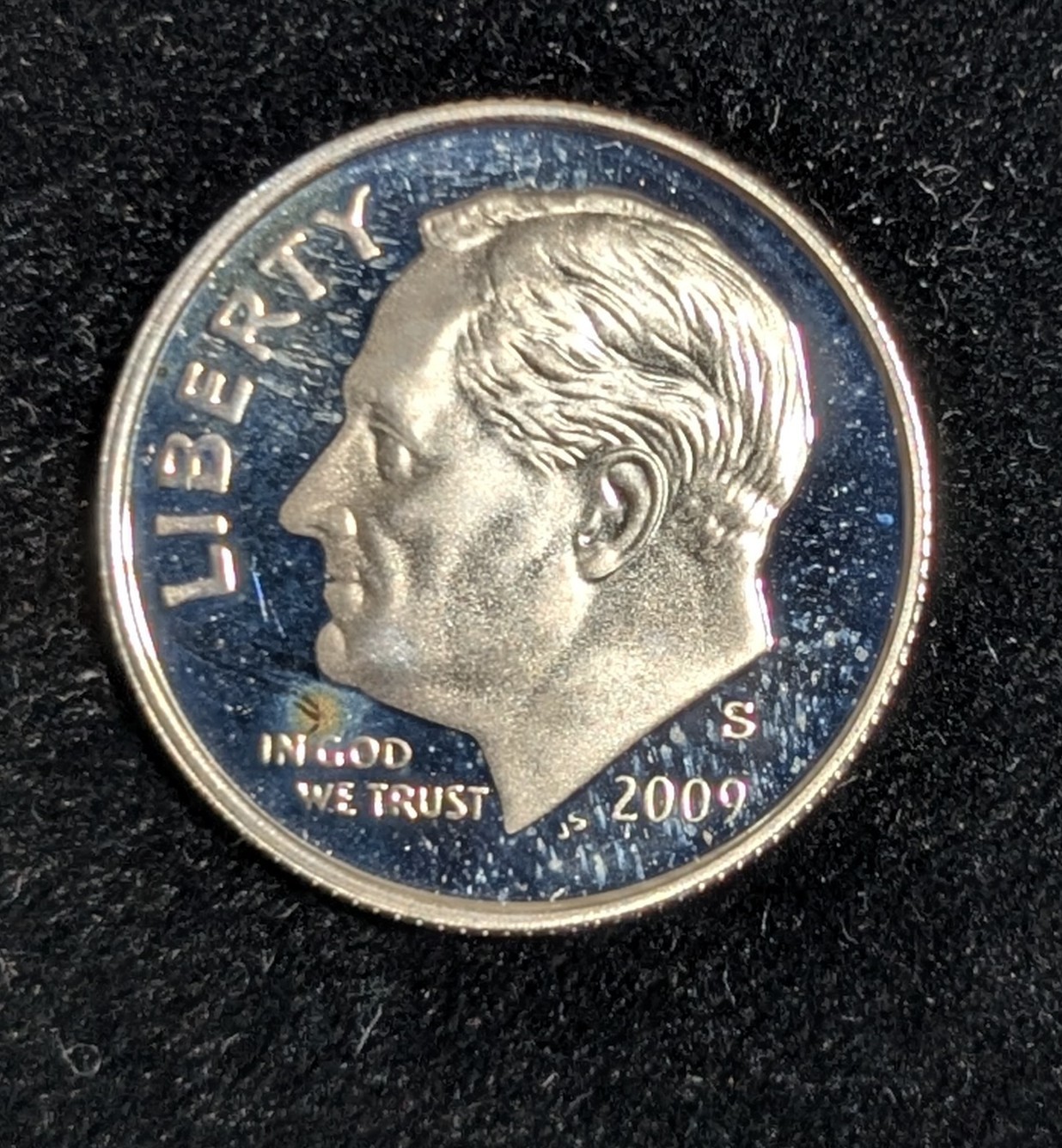 2009 S Proof US 10 Cents Brilliant Uncirculated UNC KM# 195a