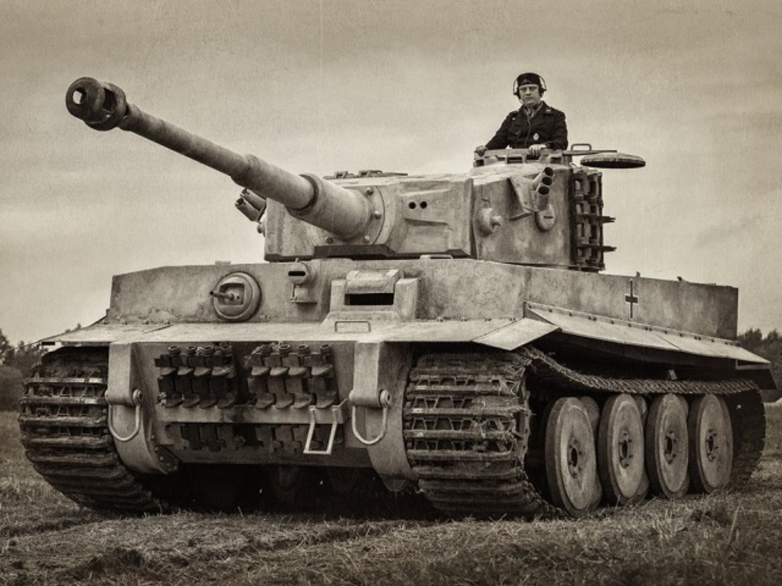 WW2 Photo WWII  German Tiger I Pzkpfw. VI Panzer  World War Two Wehrmacht / 4167